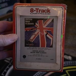 Sealed 8-track tape. 1979. British Rock Classics.